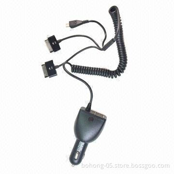 Car charger, charger wire multiple interfaces, apply to mobile phones, gamers, and more